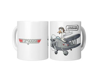 I'm Gettintg Goosebumps Mug, Funny Top Goose Coffee Mug