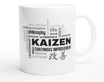 Kaizen Coffee Mug | Inspirational Positive Mindset Gift