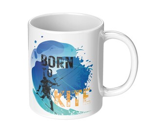 Born to Kite, Kitesurfing Mug
