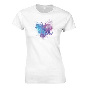 Womens T-shirt Inspirational Woman Shirt Zen Yoga Lifestyle Colorful Positive T-shirt