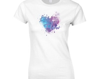 Womens T-shirt Inspirational Woman Shirt Zen Yoga Lifestyle Colorful Positive T-shirt