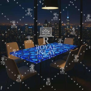 Blue Agate Table Top: Natural Stone Slab, Home Decor Accent