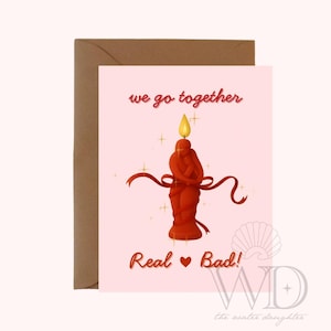 de voeux d'amour | Carte de voeux vierge | Brujeria Carte de vœux