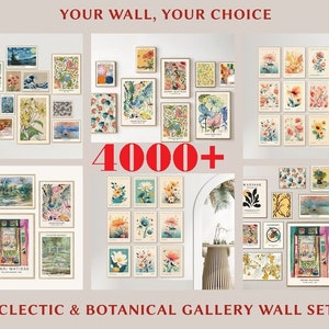 4000+ Vintage Art Prints: Eclectic Gallery Wall MEGA Bundle (Digital Download)
