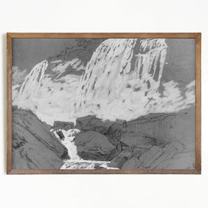 Niagara Falls | Waterfall Painting | Watercolor Painting | Nature Paintings | Niagara Painting | Painting Of Niagara Falls | 1180