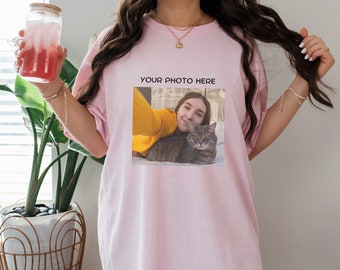 Camisa personalizada, camisa para personalizar con tu foto favorita, regalo familiar, regalo perfecto para mejores amigos, regalo único