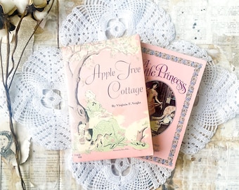Vintage girls books, Apple Tree Cottage, A Little Princess, Frances Hodgson Burnett