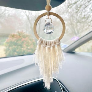 Minimalist Suncatcher natural, Feng Shui crystal - Ideal Gift - Home Car Hanging decoration - Home Decor