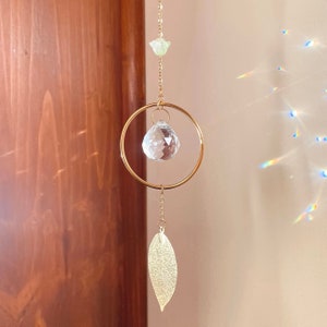 Suncatcher FLORA - Suncatcher Flowers & Nature, Feng Shui crystal - Hanging - Mobile Hanging - Home Decor - Low Price Gifts