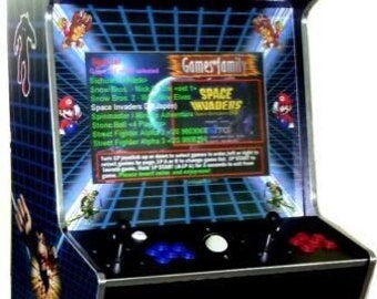G-88  Retro Arcade Cabinet TV Video Spielautomat Standgerät 22" LCD Monitor