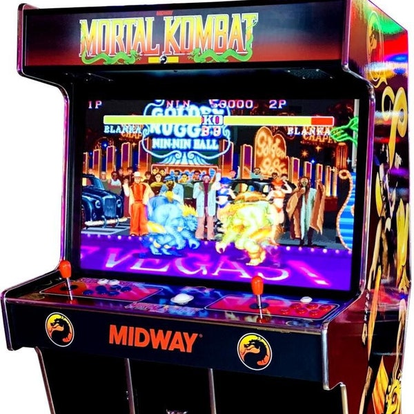 G-58XL MK3 Retro Arcade Cabinet TV Video Slot Machine Dispositivo de pie Monitor LCD de 42"