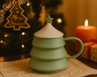 Christmas Mug, Christmas Cup, Christmas Gift, Christmas Coffee Cup, Coffee Mug, Coffee Cup, Ceramic Mug, Holiday Cup, Xmas Festive Tree Cup