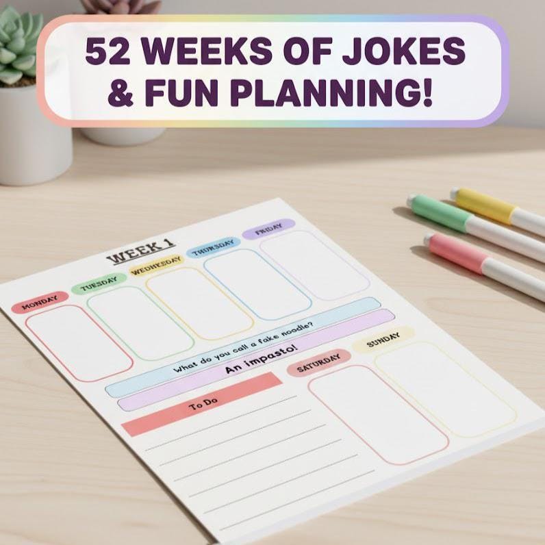 Printable Kids Weekly Planner, Kids Printable Planner, Printable ...
