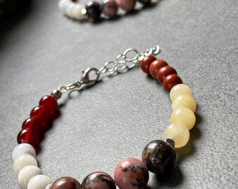 Cancer Gemstone Bracelet, Cancer Zodiac Gifts For Girlfriend, Astrology Jewelry