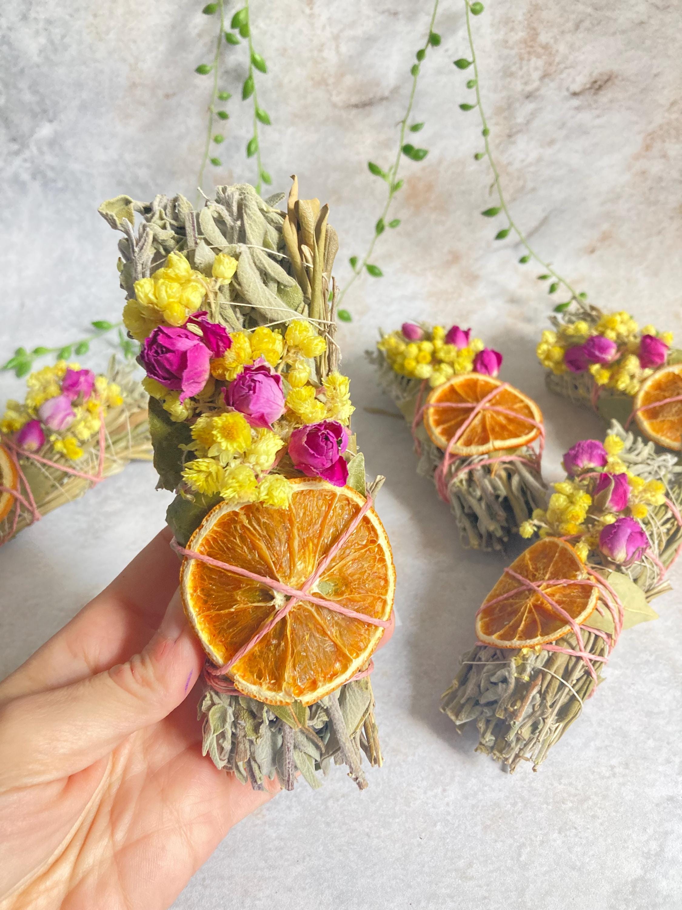 White Sage Bundle - Cleansing Sage Smudge Sticks for New Home Blessing, Spiritual Gifts