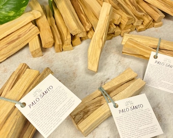 Sacred Palo Santo Sticks, Energy Cleansing Holy Wood