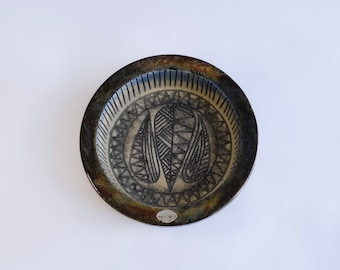 Unique 1960s Swedish Mari Simmulson Stoneware Bowl from Pinus Series