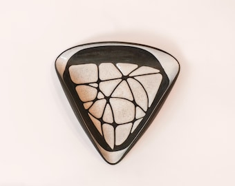 Marianne Starck Tribal serie ashtray - Michael Andersen stoneware - Danish MCM 1960s