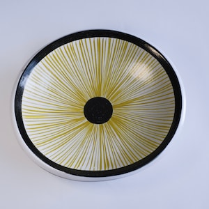 STIG LINDBERG vintage dish faience - Gustavsberg - Sweden MCM 1950s