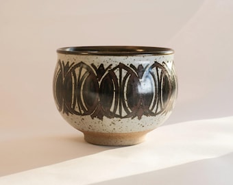 Large Marianne Starck bowl for Michael Andersen Bornholm stoneware rare - Danish MCM 1960s