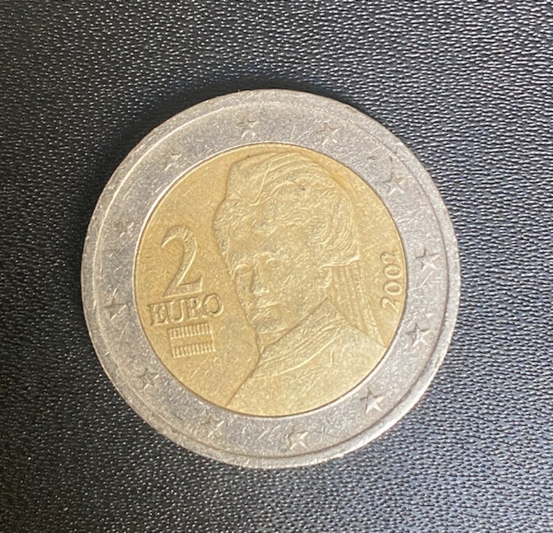 Rare pièce de 2 euros d'Autriche 2002 Etsy France