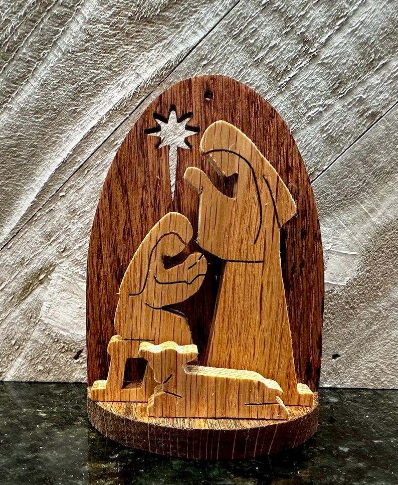 Handcrafted Nativity Scene Etsy