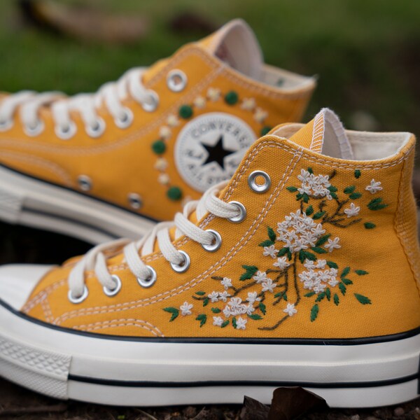 Converse Embroidery | Custom | Design | Converse 1970s | Converse shoe | Handmade | Converse Chuck Taylor 1970s | Customized