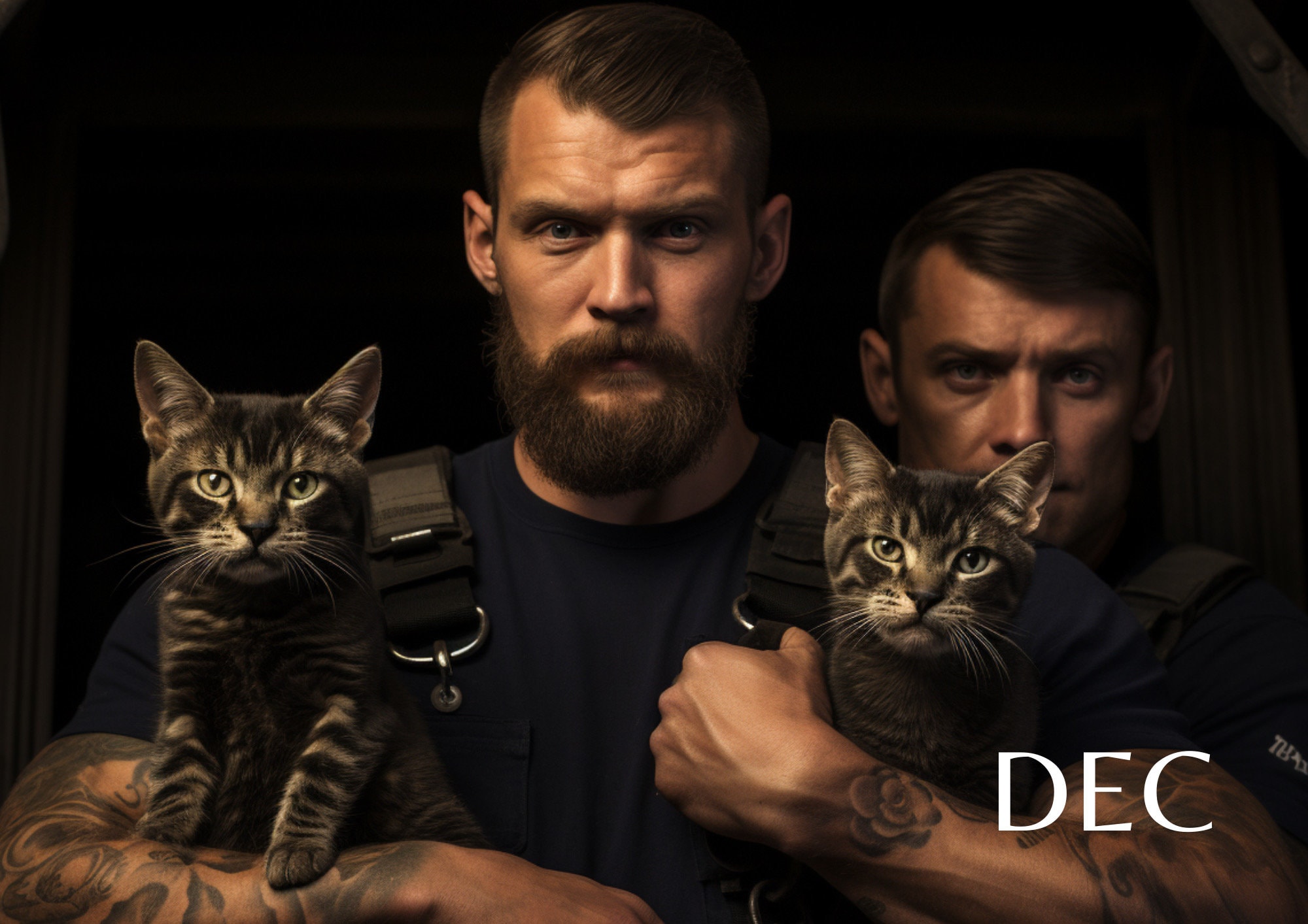 2024 Hot Firefighters and Cats Calendar Inspirational and Etsy UK