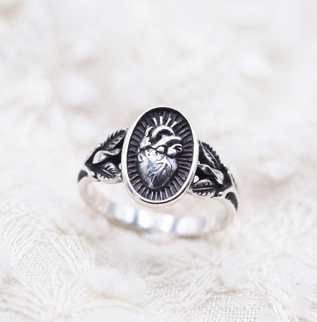 Sterling Silver Alt Ring - Etsy