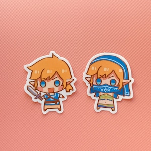 Link Chibi Stickers LOZ BOTW