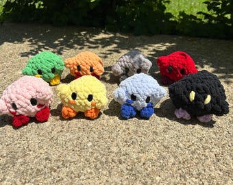 Kirby Amigurumi/Crochet Plush, Handmade!