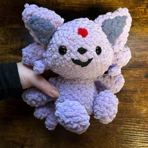 Espeon Amigurumi/Crochet Plush, Handmade!