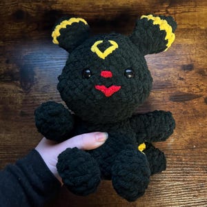Umbreon Amigurumi/Crochet Plush, Handmade!