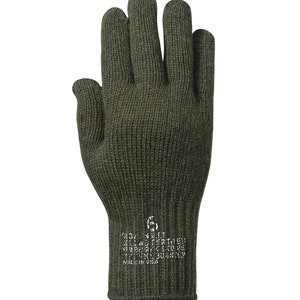 Wool Gloves Us Made In USA Olive Black Tan Grey Sizes XS,S,M,L,XL,2X image 1