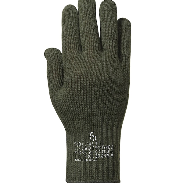 Gants en laine fabriqués aux États-Unis Olive Noir Tan Gris Tailles XS, S, M, L, XL, 2X