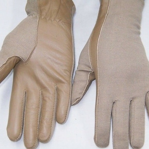Pilot Gloves Leather Nomex Airforce Army Fire Resistant Coyote Tan Light Browm S,M,L,XL,XXL