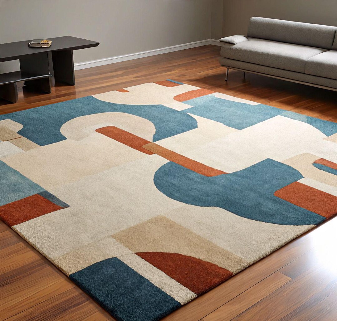 Modern Rug Samples Hand-tufted Wool Rug: Modern Design, Luxury Area Carpet - Etsy