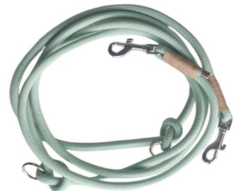 Dog leash Mint made of light PPM 8-10 mm adjustable