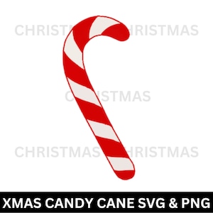 High quality Candy Cane SVG & PNG, Candy Cane vector wall art, Candy Cane cut file, Candy Cane decal digital download file, xmas Candy Cane