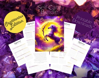 Sagittarius Self-Care Journal Bundle