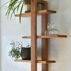3-Tier Wall Shelf, Plant shelves, rustic wall shelves, multi tier, Tiered set of floating shelves