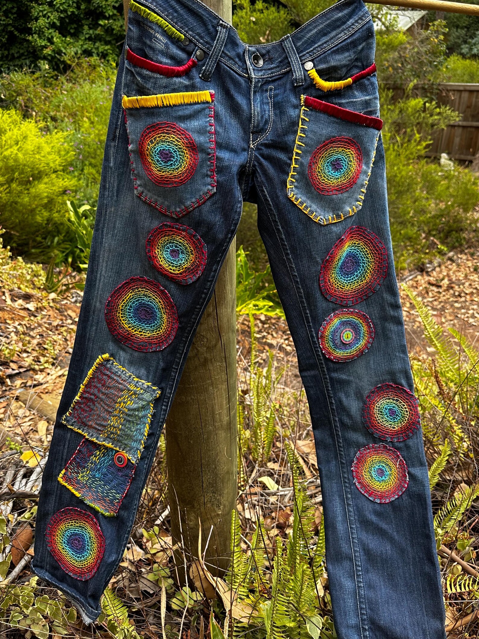 Seeing All The Rainbows Jeans