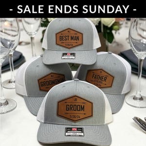 Custom Richardson 112 Groom Hat: Personalized Groomsmen Gift