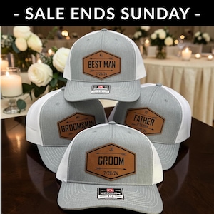 Custom Richardson 112 Groom Hat: Personalized Groomsmen Gift