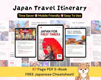 Itinerario de 14 días por Japón 2026 / Tokio, Osaka, Kioto / Planificación de viaje / Descarga digital