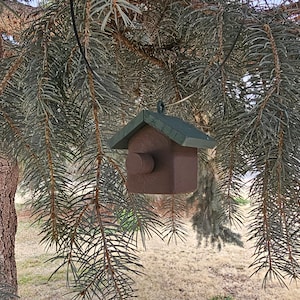 2 mini cachettes nichoir prêtes à être cachées