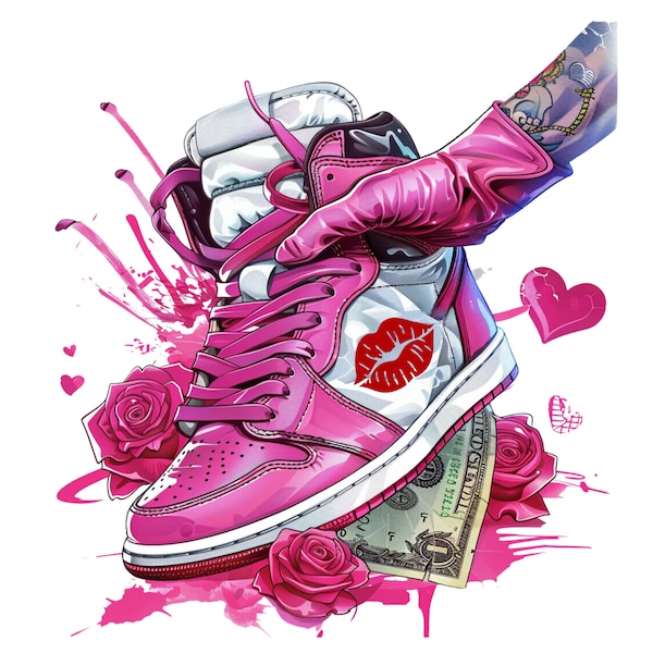 Dripping Sneakers Png, Softstyle T-Shirt Design, Sneaker shirt, Girl Shoe Png, Sneakers dripping Png, colorful sneakers, gift Sneaker