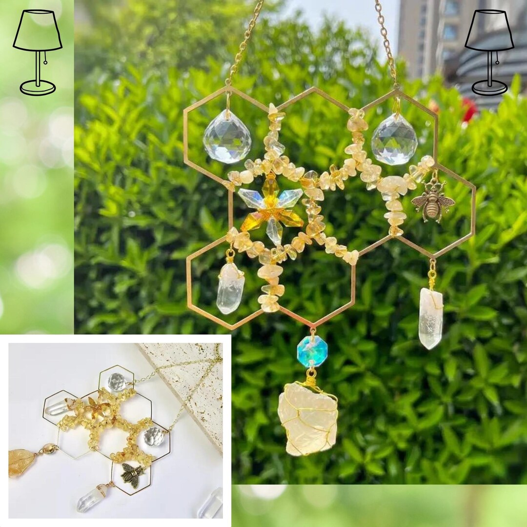 Crystal Suncatcher, Window Decoration Pendant, Sun Catcher for Window