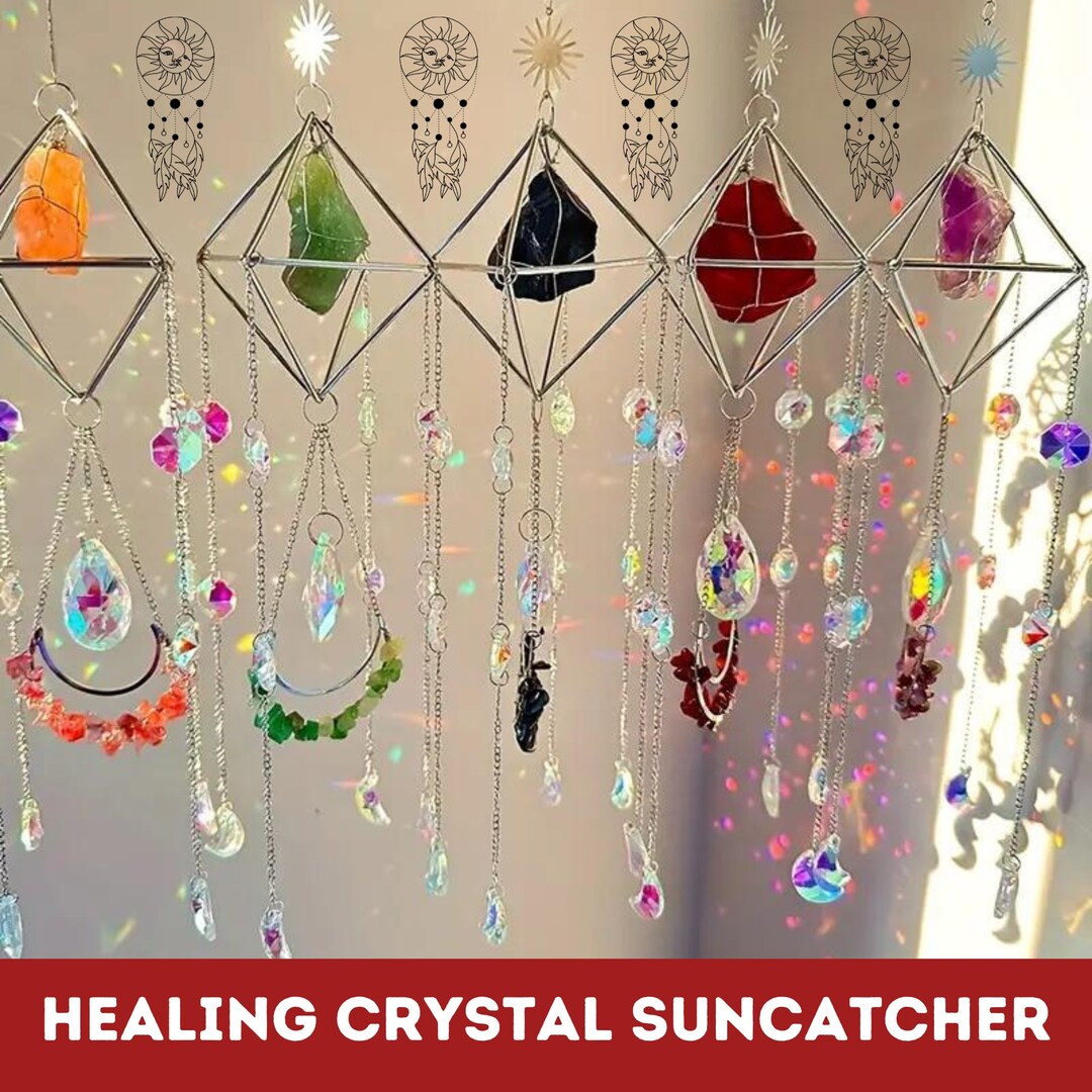 1pc Suncatcher for Window, Sun Catcher for Window Hanging, Crystal