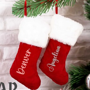 Personalized Christmas Stocking, Custom Name Stocking, Christmas decoration, Family Christmas Stocking, Christmas traditions Gift